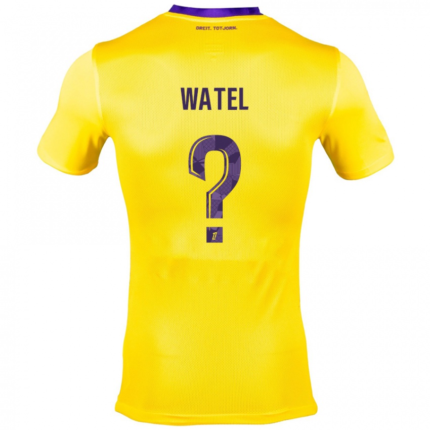 Criança Camisola Kylian Watel #0 Roxo Amarelo Alternativa 2024/25 Camisa