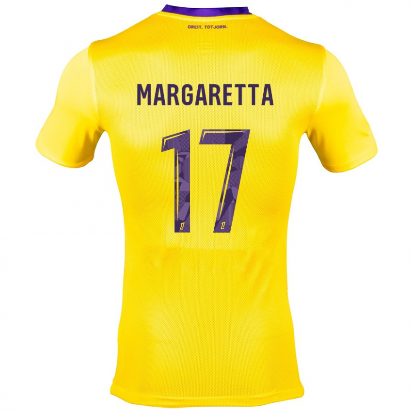 Criança Camisola Jessica Margaretta #17 Roxo Amarelo Alternativa 2024/25 Camisa