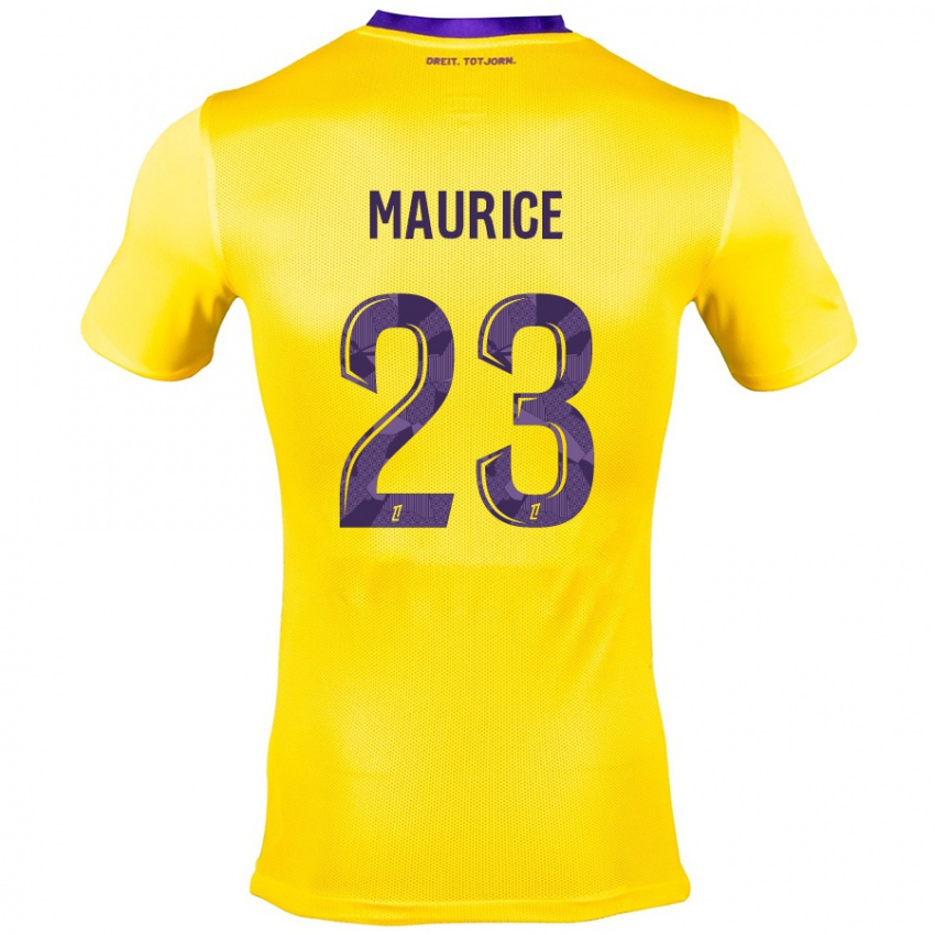 Criança Camisola Sandra Maurice #23 Roxo Amarelo Alternativa 2024/25 Camisa