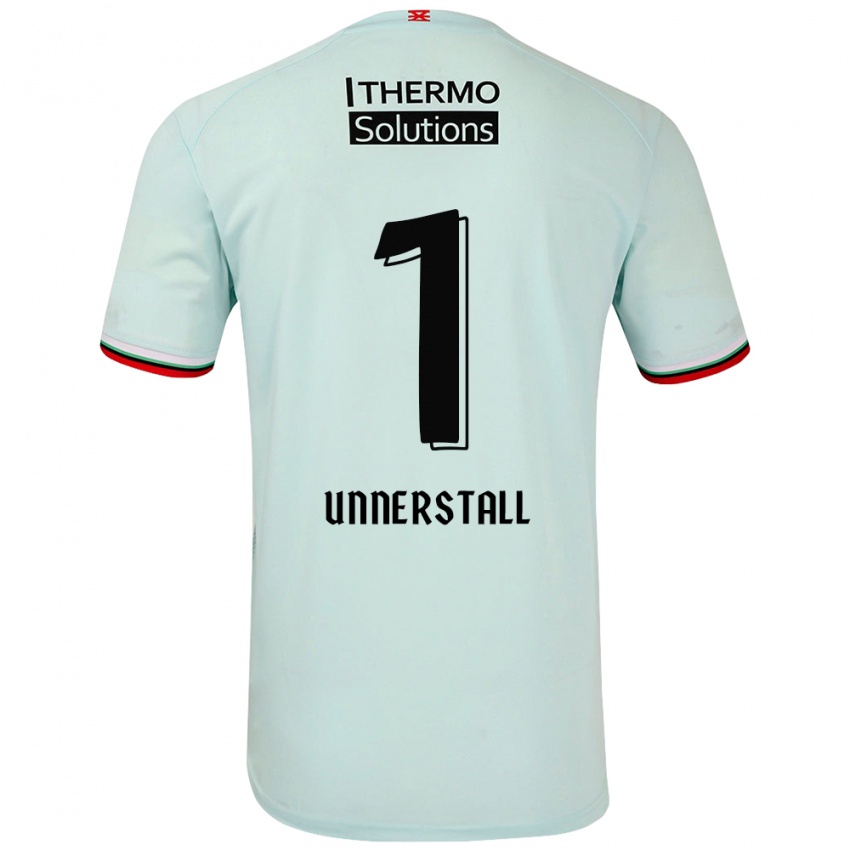 Criança Camisola Lars Unnerstall #1 Verde Claro Alternativa 2024/25 Camisa