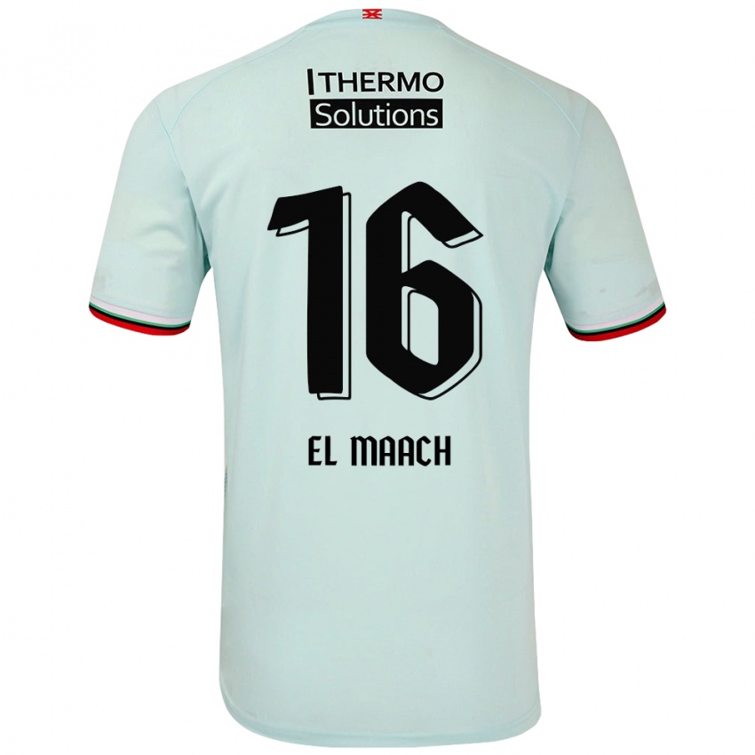 Criança Camisola Issam El Maach #16 Verde Claro Alternativa 2024/25 Camisa