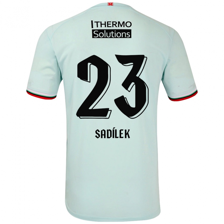 Criança Camisola Michal Sadilek #23 Verde Claro Alternativa 2024/25 Camisa