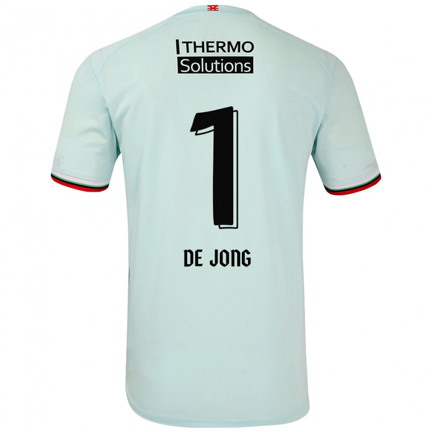 Criança Camisola Daniëlle De Jong #1 Verde Claro Alternativa 2024/25 Camisa