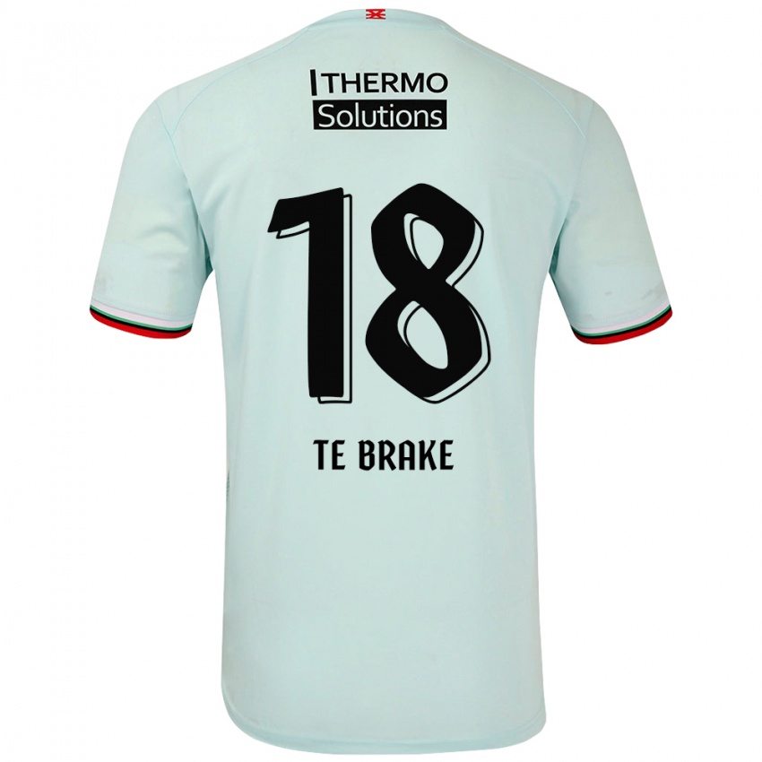 Criança Camisola Sophie Te Brake #18 Verde Claro Alternativa 2024/25 Camisa