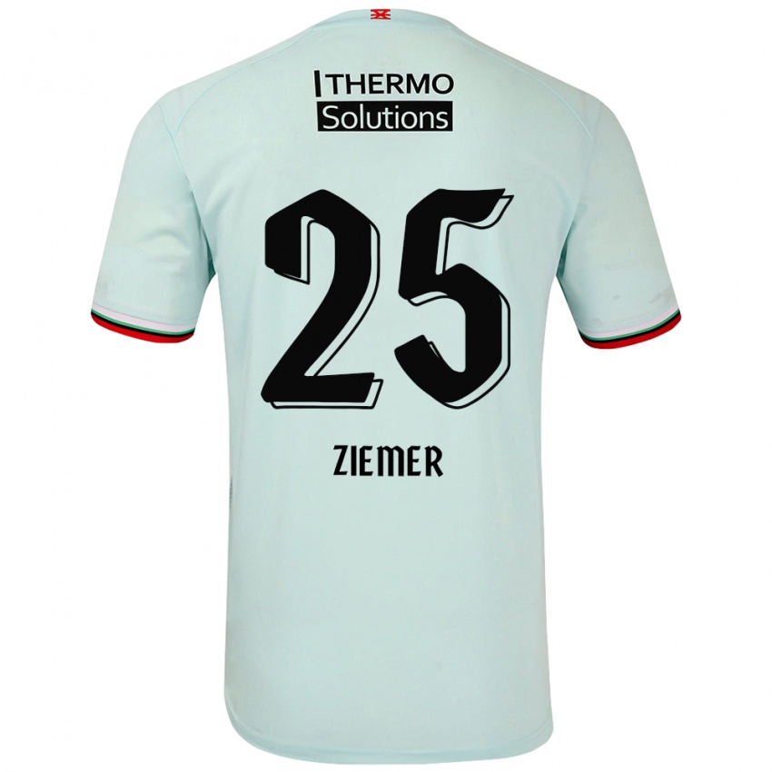 Criança Camisola Taylor Ziemer #25 Verde Claro Alternativa 2024/25 Camisa