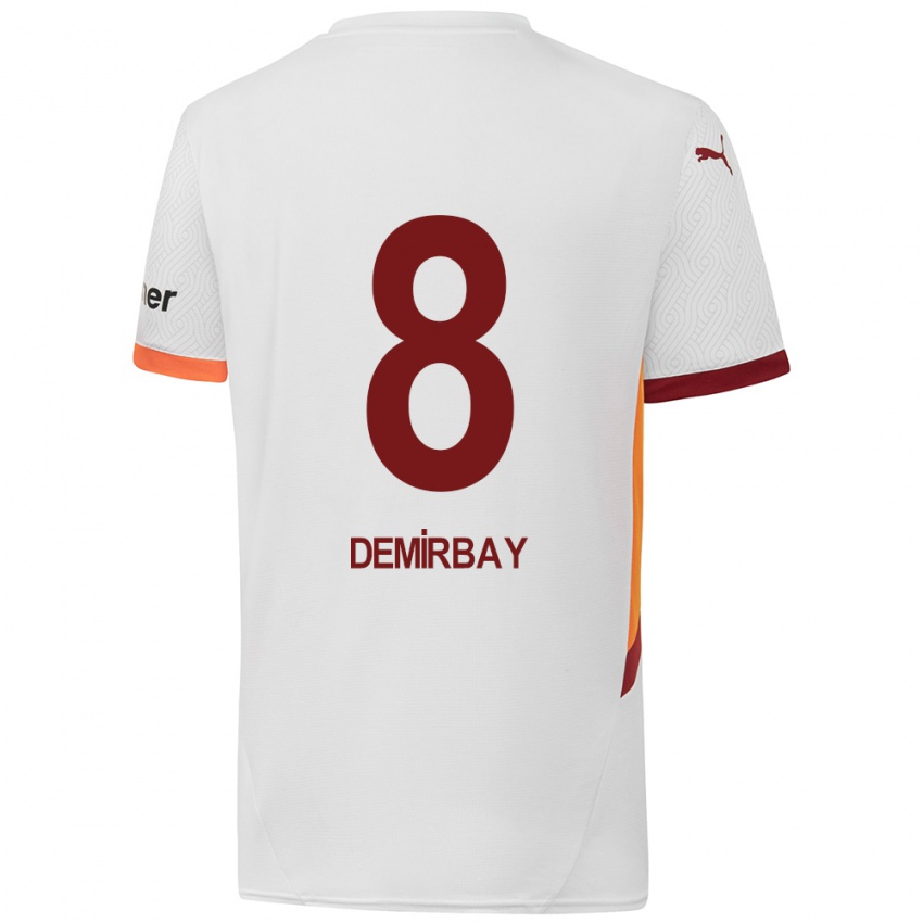 Criança Camisola Kerem Demirbay #8 Branco Amarelo Vermelho Alternativa 2024/25 Camisa