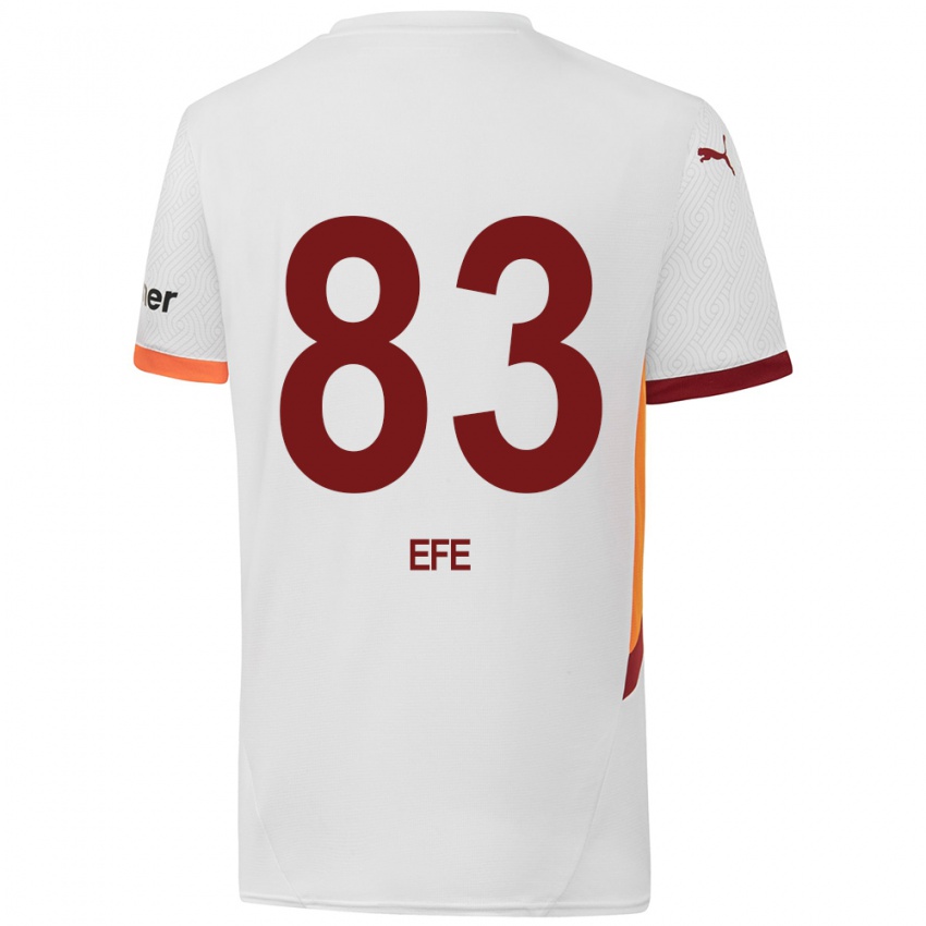 Criança Camisola Efe Akman #83 Branco Amarelo Vermelho Alternativa 2024/25 Camisa