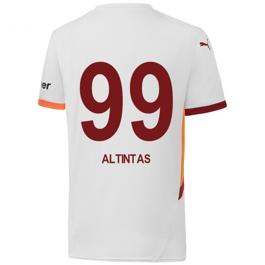 Criança Camisola Benan Altıntaş #99 Branco Amarelo Vermelho Alternativa 2024/25 Camisa