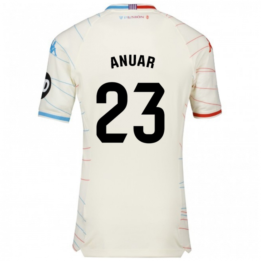 Criança Camisola Anuar #23 Azul Vermelho Branco Alternativa 2024/25 Camisa