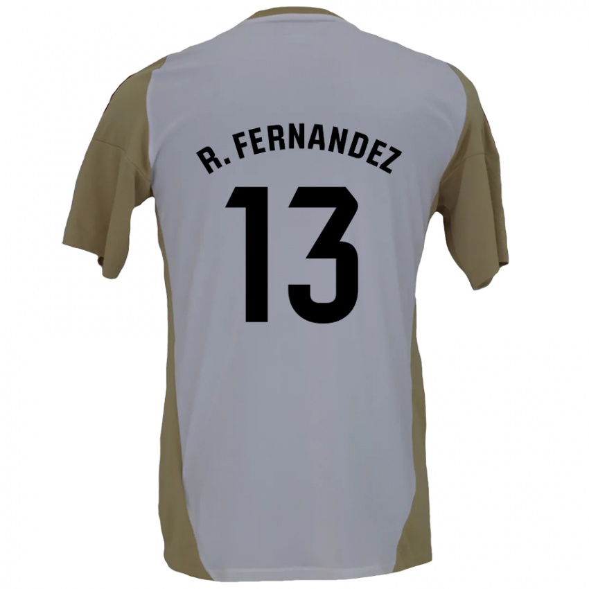 Criança Camisola Raúl Fernández #13 Branco Brown Alternativa 2024/25 Camisa