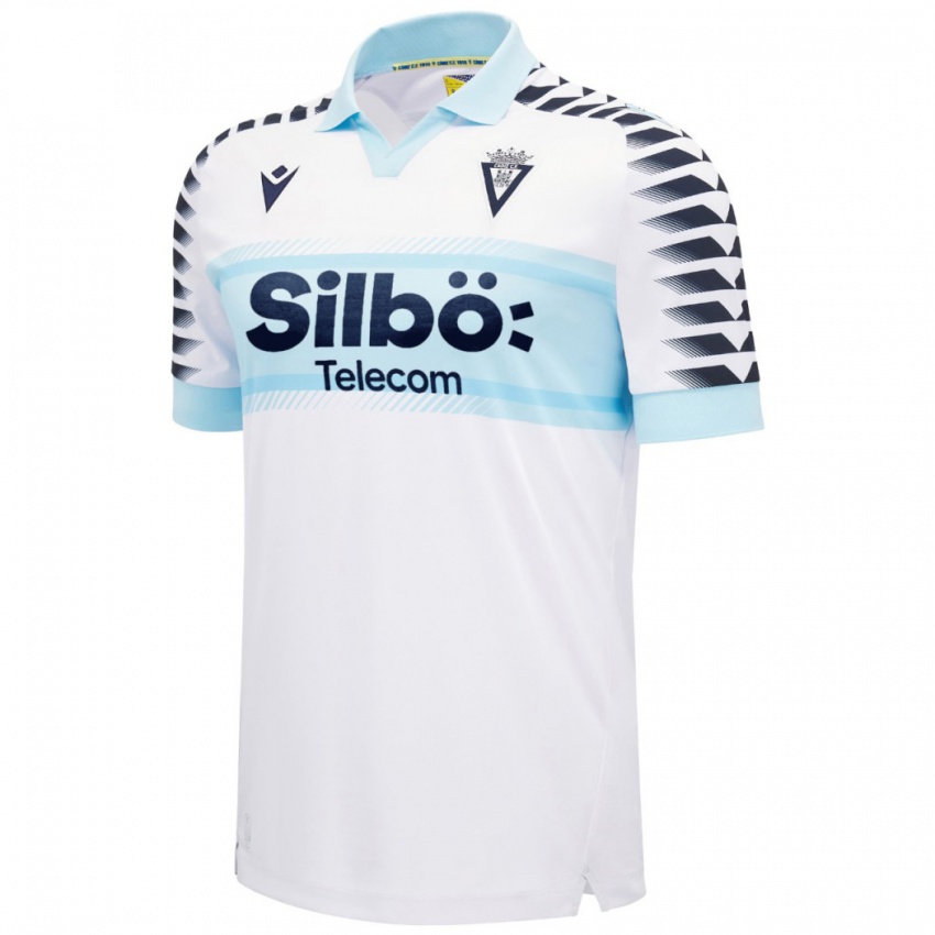 Criança Camisola Victor Chust #5 Azul Branco Alternativa 2024/25 Camisa