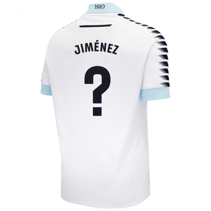 Criança Camisola Álvaro Jiménez #0 Azul Branco Alternativa 2024/25 Camisa