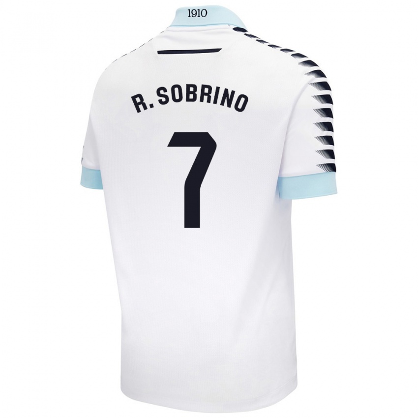 Criança Camisola Ruben Sobrino #7 Azul Branco Alternativa 2024/25 Camisa