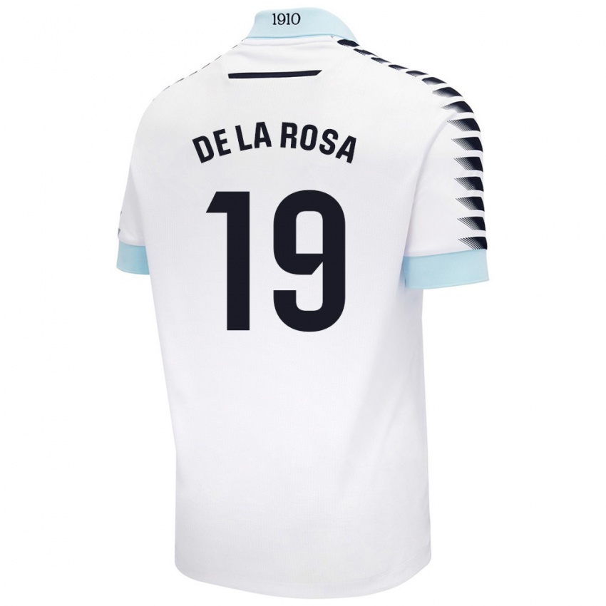 Criança Camisola José Antonio De La Rosa #19 Azul Branco Alternativa 2024/25 Camisa