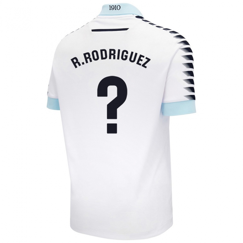 Criança Camisola Ramón Rodríguez #0 Azul Branco Alternativa 2024/25 Camisa