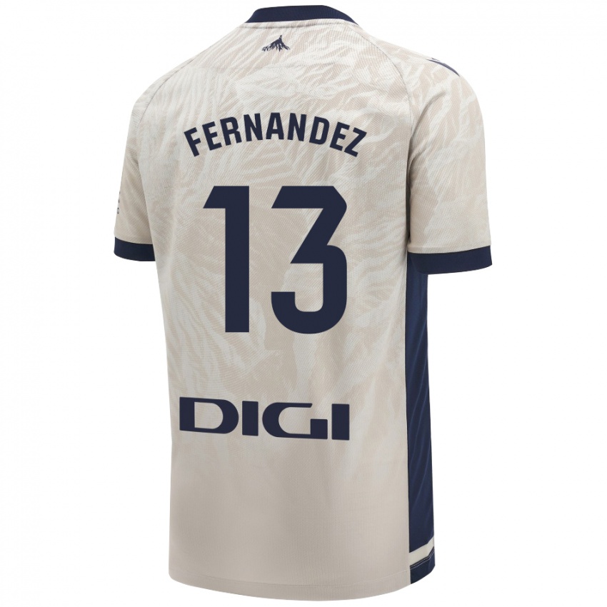 Criança Camisola Aitor Fernández #13 Cinza Leve Alternativa 2024/25 Camisa