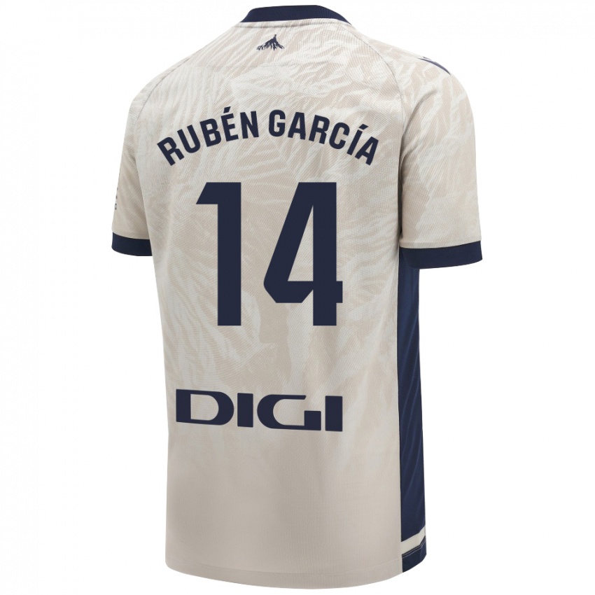 Criança Camisola Rubén García #14 Cinza Leve Alternativa 2024/25 Camisa