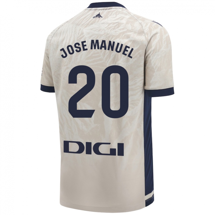 Criança Camisola José Manuel Arnáiz #20 Cinza Leve Alternativa 2024/25 Camisa