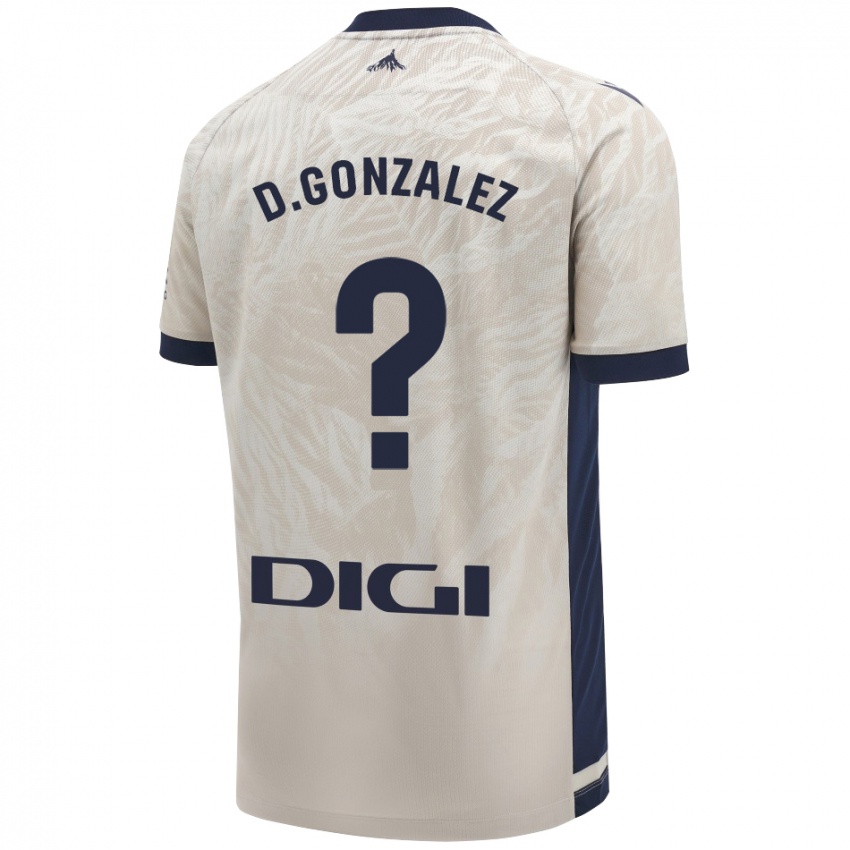 Criança Camisola Dani González #0 Cinza Leve Alternativa 2024/25 Camisa