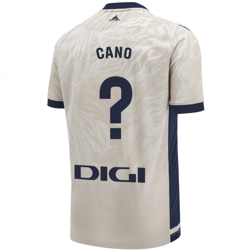 Criança Camisola Javi Caño #0 Cinza Leve Alternativa 2024/25 Camisa