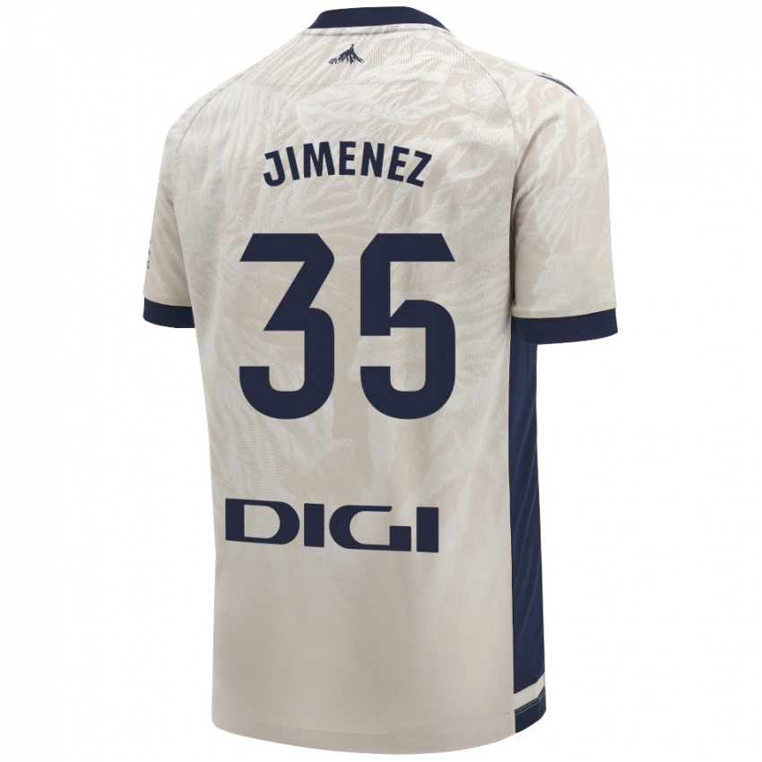 Criança Camisola Álex Jimenez #35 Cinza Leve Alternativa 2024/25 Camisa