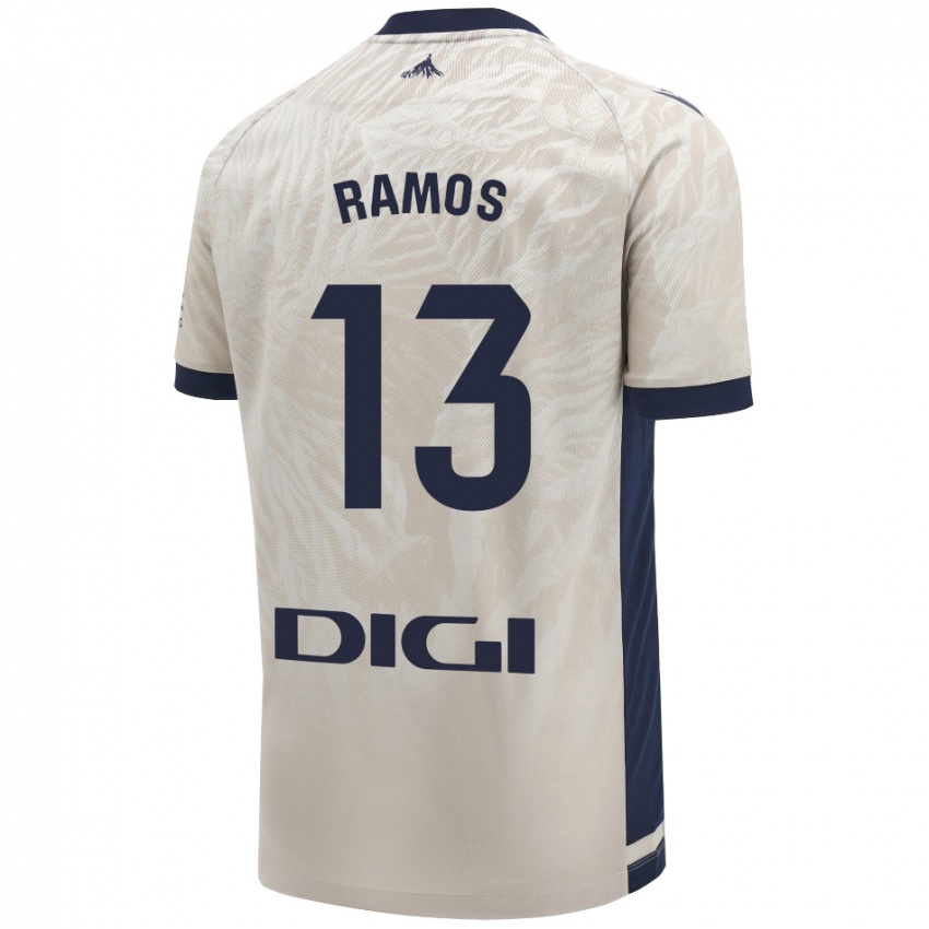 Criança Camisola Darío Ramos #13 Cinza Leve Alternativa 2024/25 Camisa