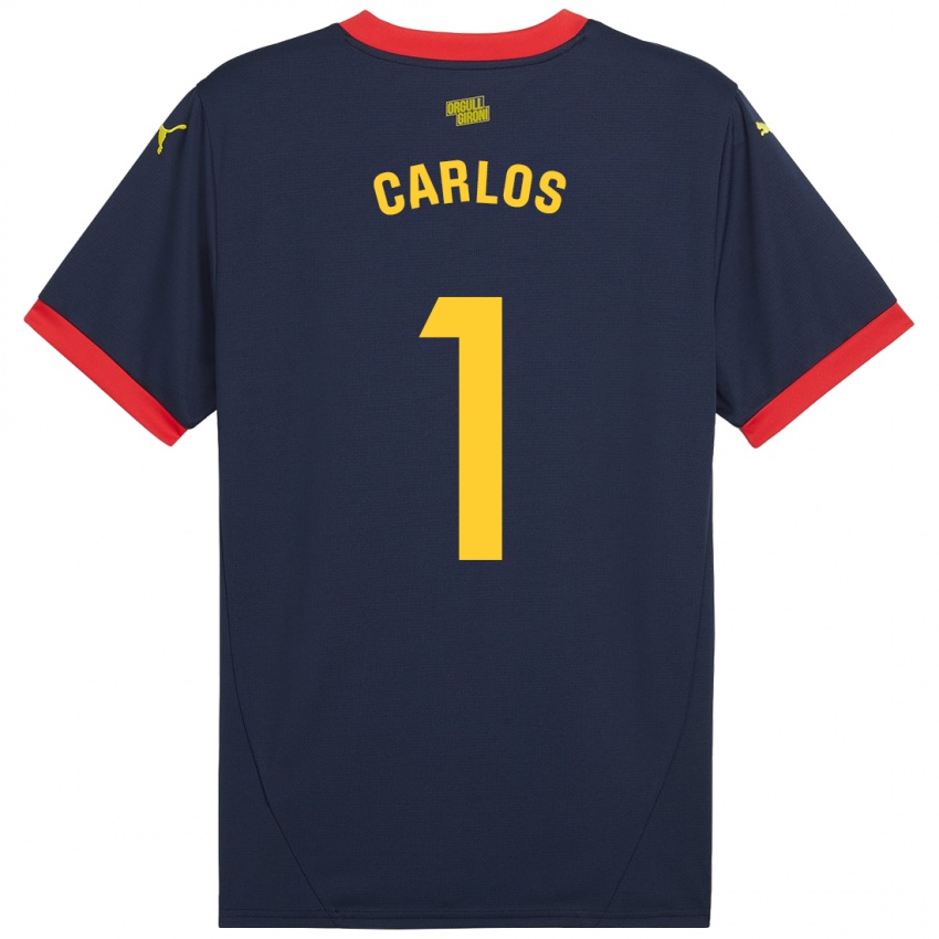 Criança Camisola Juan Carlos #1 Vermelho Marinho Alternativa 2024/25 Camisa