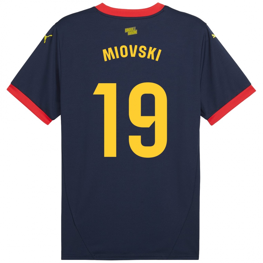 Criança Camisola Bojan Miovski #19 Vermelho Marinho Alternativa 2024/25 Camisa