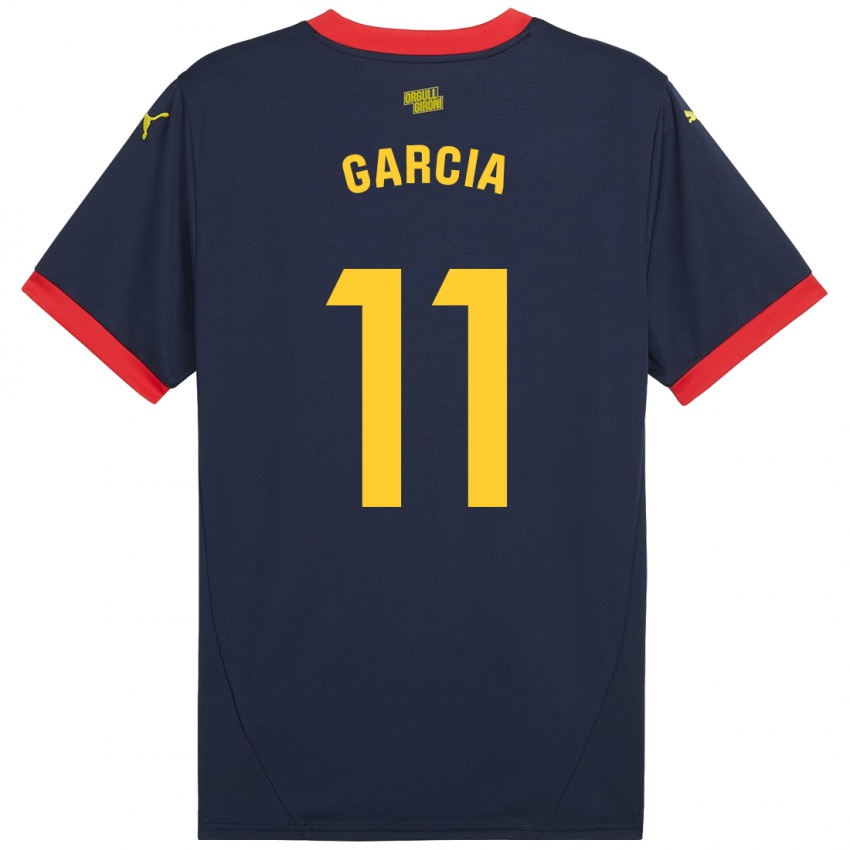 Criança Camisola Jastin García #11 Vermelho Marinho Alternativa 2024/25 Camisa