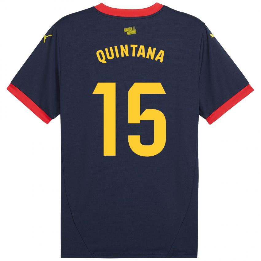 Criança Camisola Amru Quintana #15 Vermelho Marinho Alternativa 2024/25 Camisa