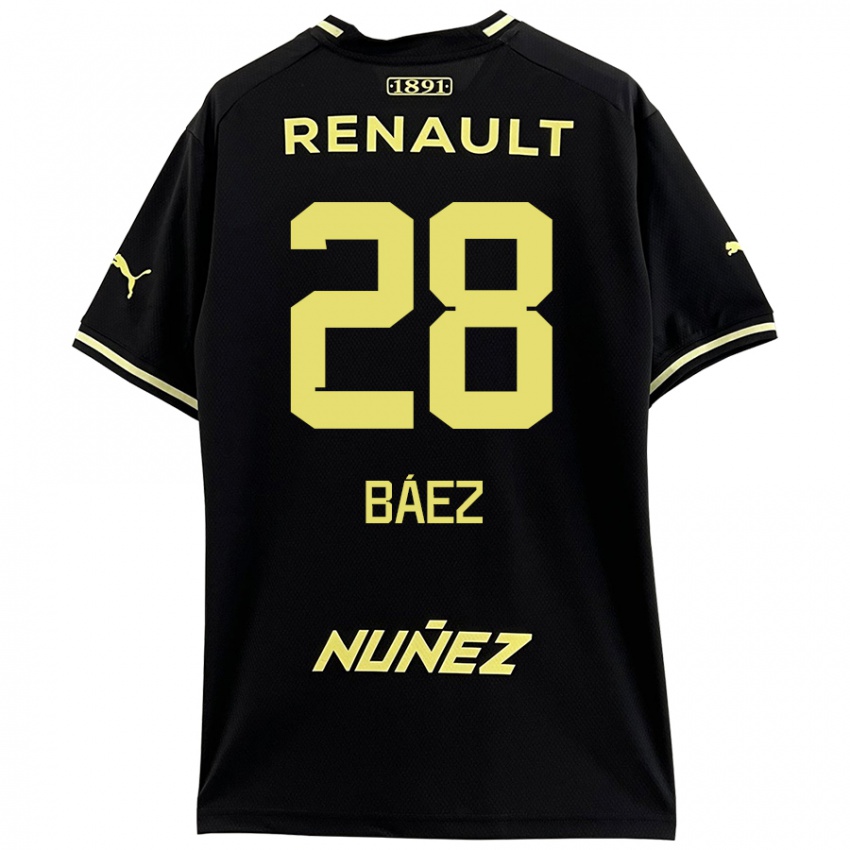 Criança Camisola Jaime Báez #28 Amarelo Preto Alternativa 2024/25 Camisa