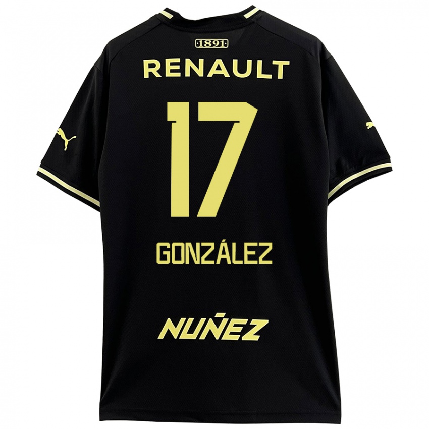 Criança Camisola Luciano González #17 Amarelo Preto Alternativa 2024/25 Camisa