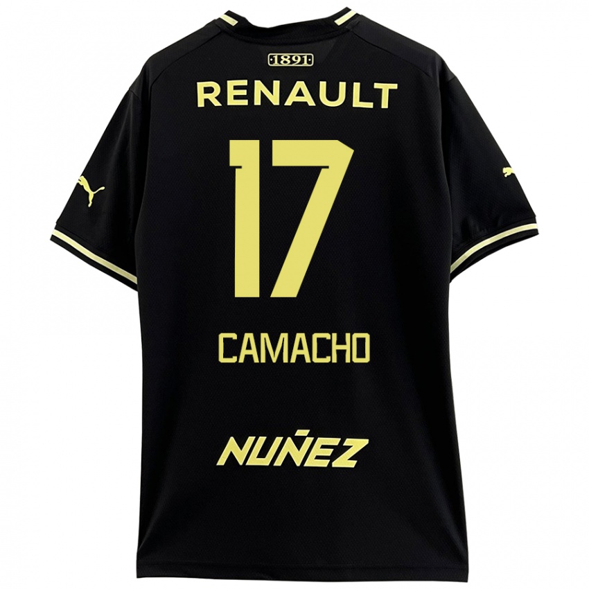 Criança Camisola Sebastián Camacho #17 Amarelo Preto Alternativa 2024/25 Camisa