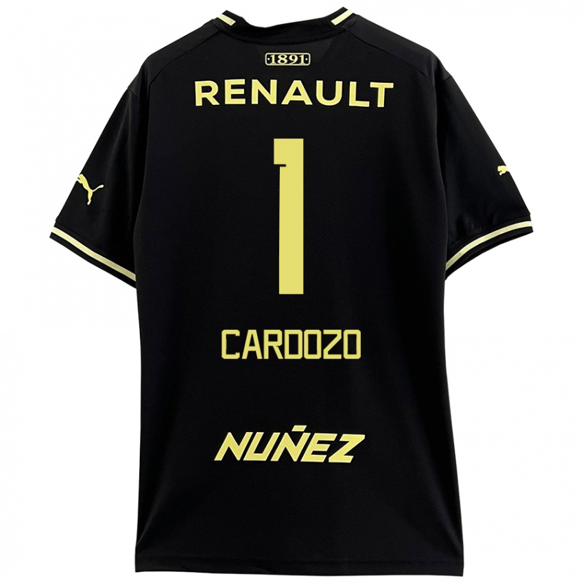 Criança Camisola Thiago Cardozo #1 Amarelo Preto Alternativa 2024/25 Camisa