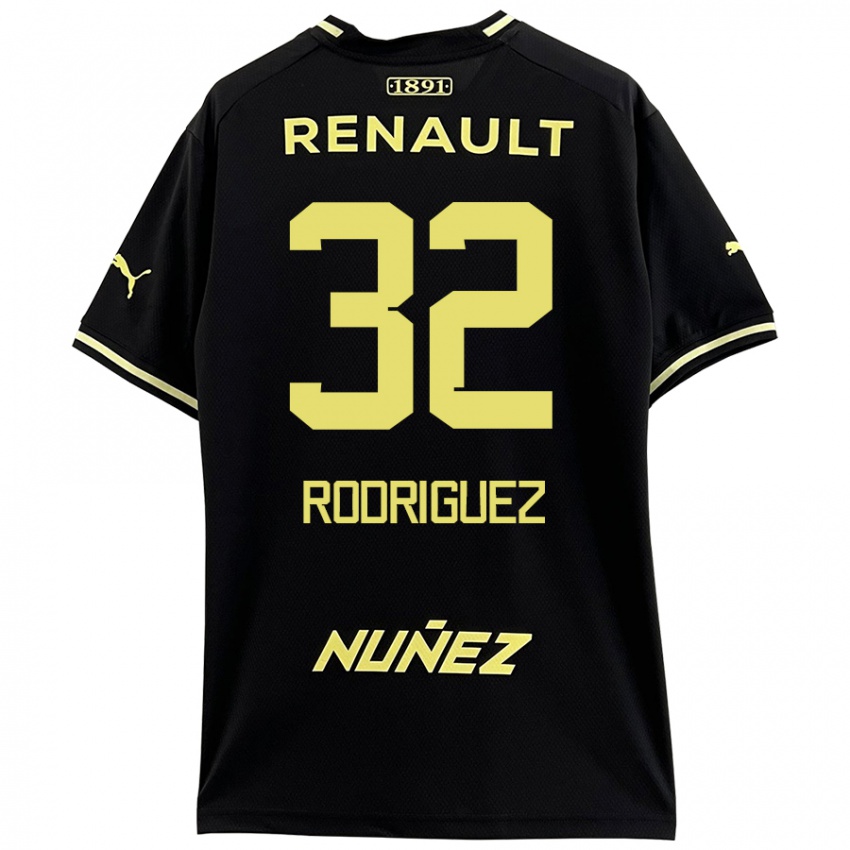 Criança Camisola Randall Rodríguez #32 Amarelo Preto Alternativa 2024/25 Camisa