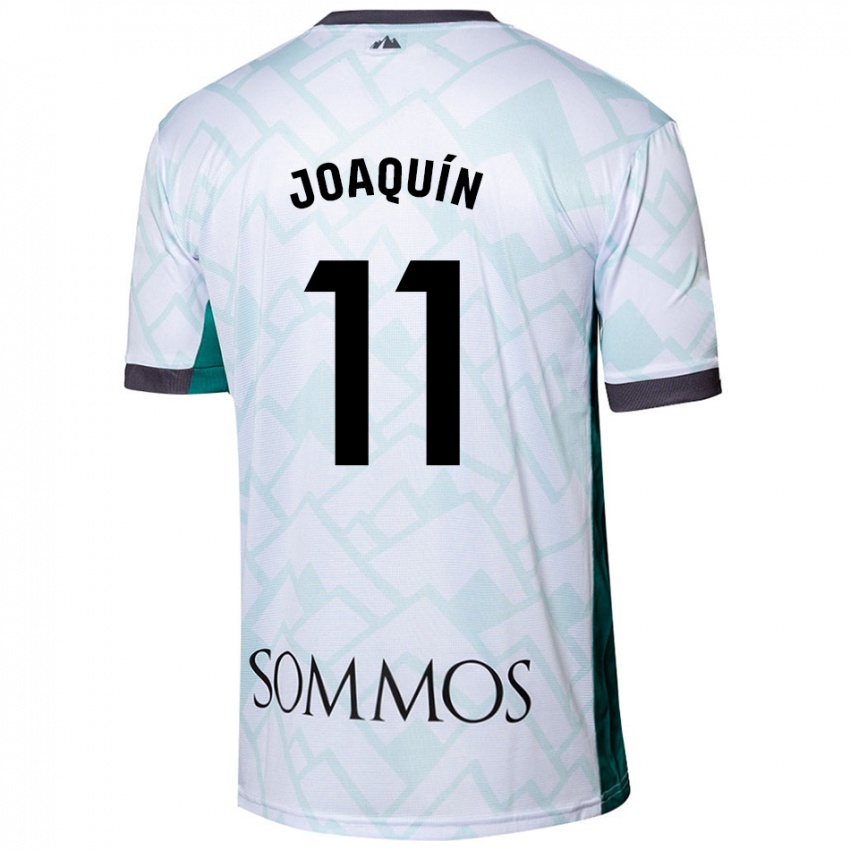 Criança Camisola Joaquin Munoz #11 Verde Branco Alternativa 2024/25 Camisa