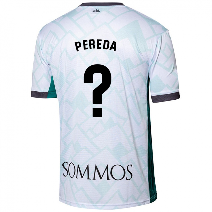 Criança Camisola Adrián Pereda #0 Verde Branco Alternativa 2024/25 Camisa