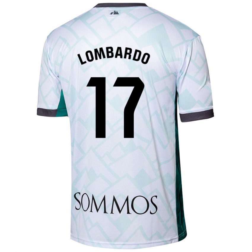 Criança Camisola Enzo Lombardo #17 Verde Branco Alternativa 2024/25 Camisa