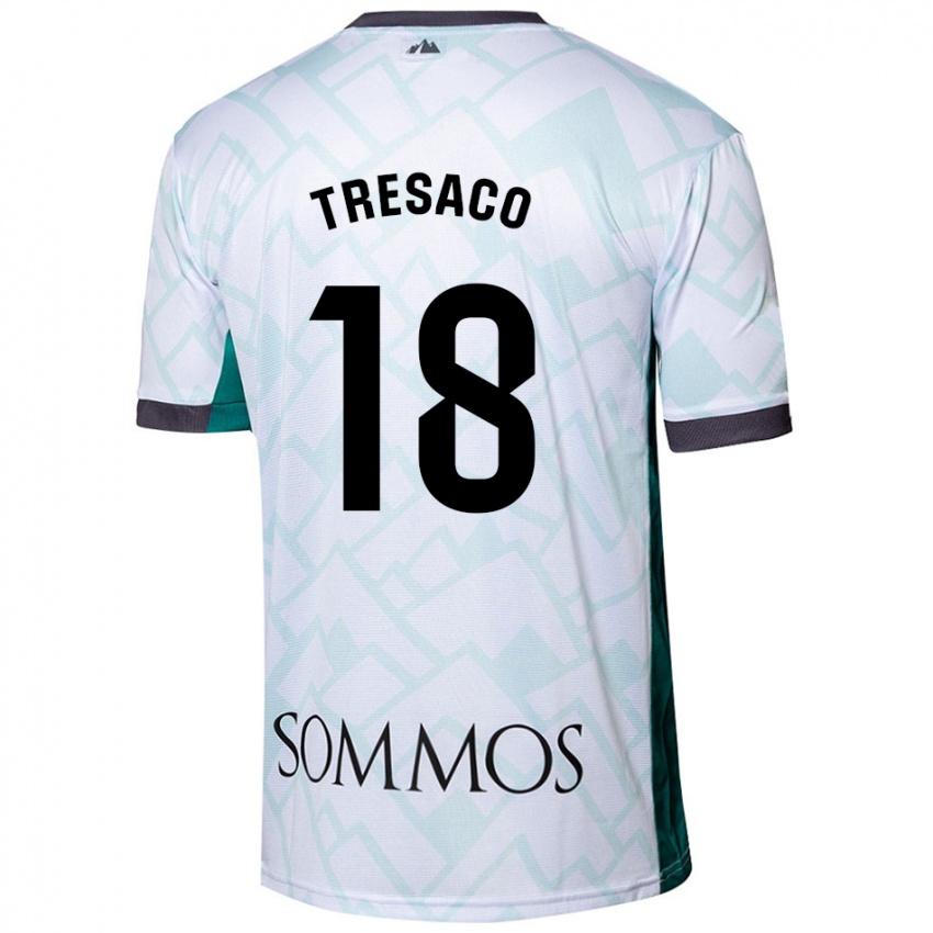 Criança Camisola Rafa Tresaco #18 Verde Branco Alternativa 2024/25 Camisa