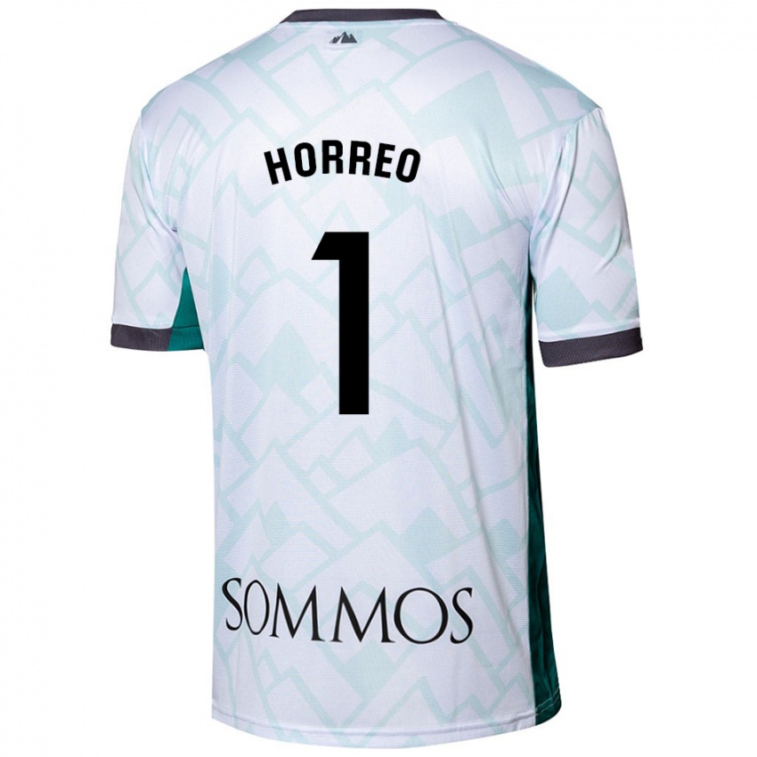 Criança Camisola Berto Hórreo #1 Verde Branco Alternativa 2024/25 Camisa