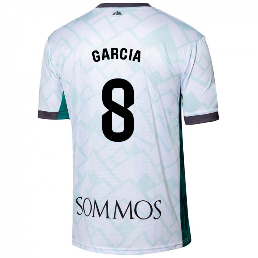 Criança Camisola David García #8 Verde Branco Alternativa 2024/25 Camisa