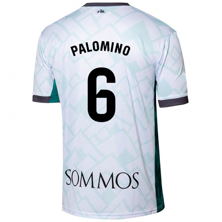 Criança Camisola Yolanda Palomino #6 Verde Branco Alternativa 2024/25 Camisa