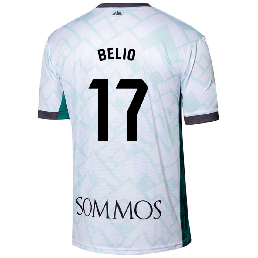 Criança Camisola Marta Belio #17 Verde Branco Alternativa 2024/25 Camisa