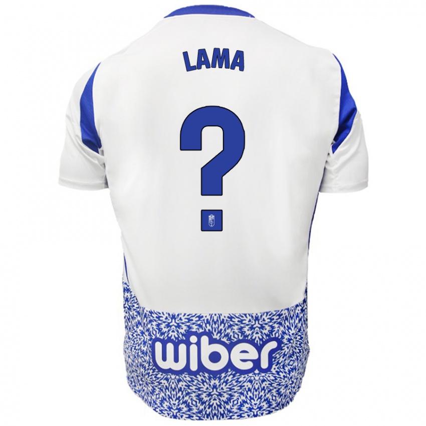 Criança Camisola Manu Lama #0 Azul Branco Alternativa 2024/25 Camisa