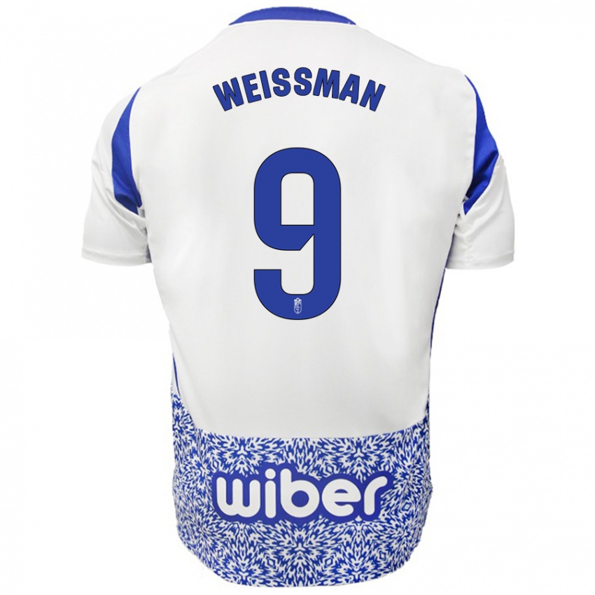 Criança Camisola Shon Weissman #9 Azul Branco Alternativa 2024/25 Camisa