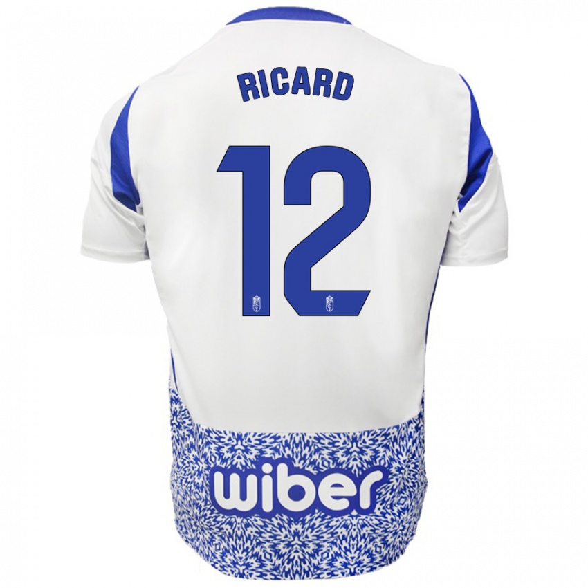 Criança Camisola Ricard Sanchez #12 Azul Branco Alternativa 2024/25 Camisa