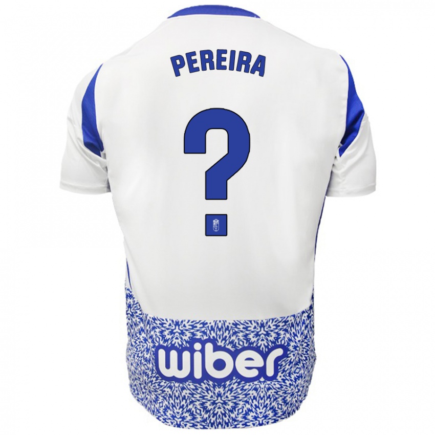 Criança Camisola João Pereira #0 Azul Branco Alternativa 2024/25 Camisa