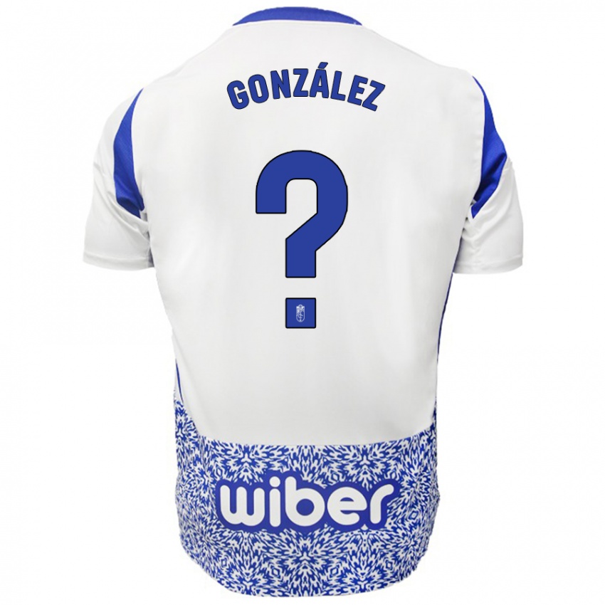 Criança Camisola Pablo González #0 Azul Branco Alternativa 2024/25 Camisa