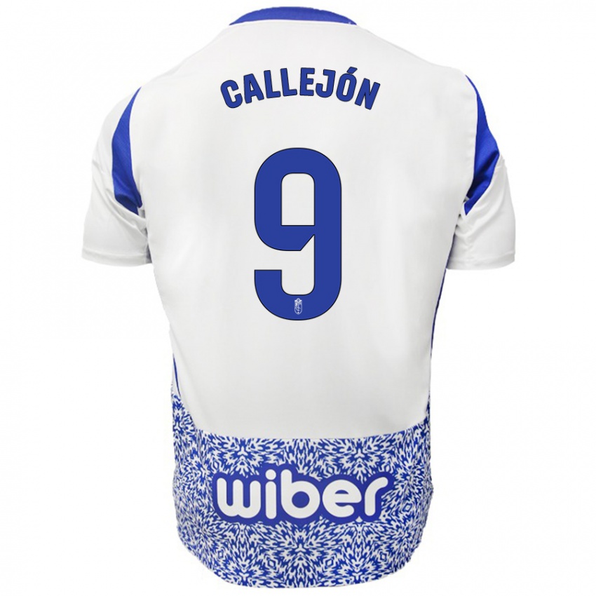 Criança Camisola José Callejón #9 Azul Branco Alternativa 2024/25 Camisa