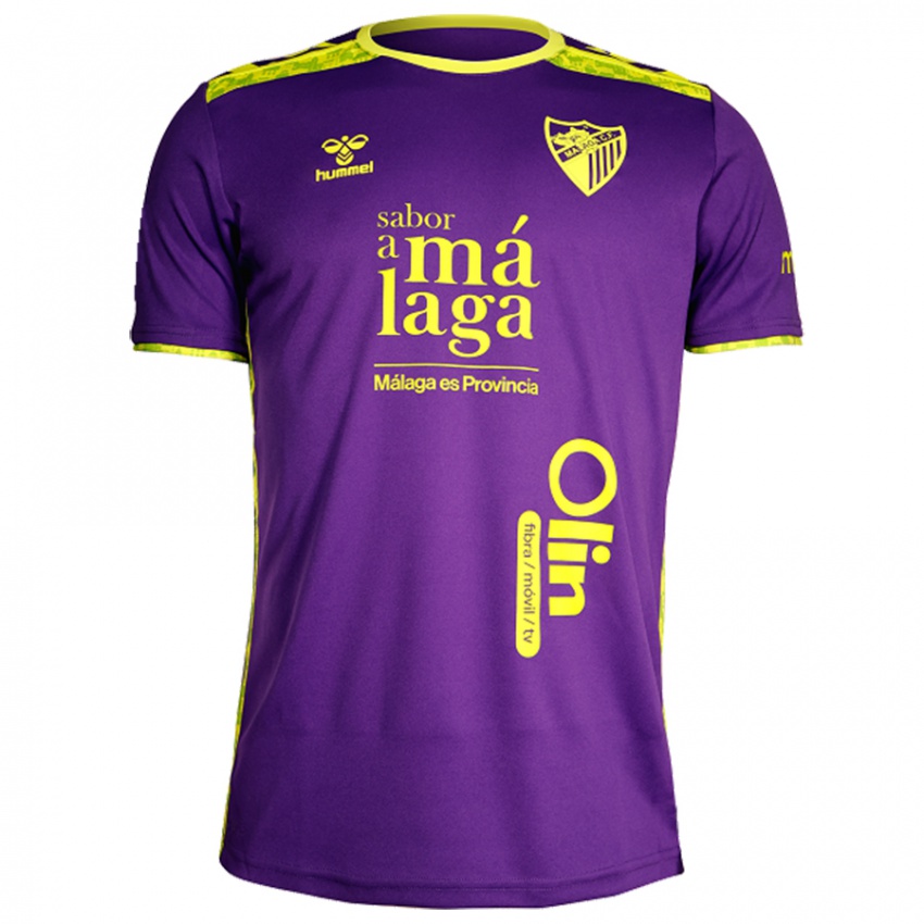 Criança Camisola Alejandro Valcarce #8 Amarelo Roxo Alternativa 2024/25 Camisa